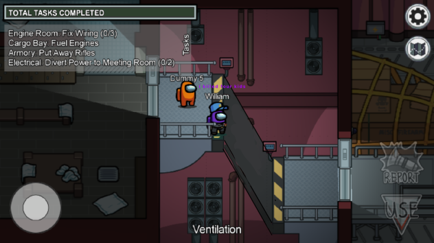 I little area of the airship