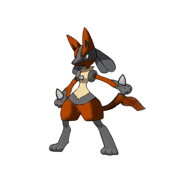 Lucario (Fire Form)