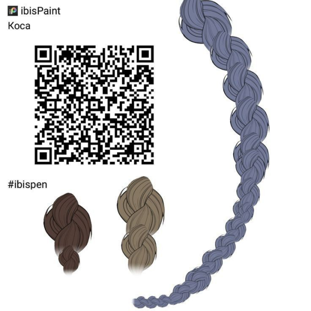 Look my hair - ibisPaint