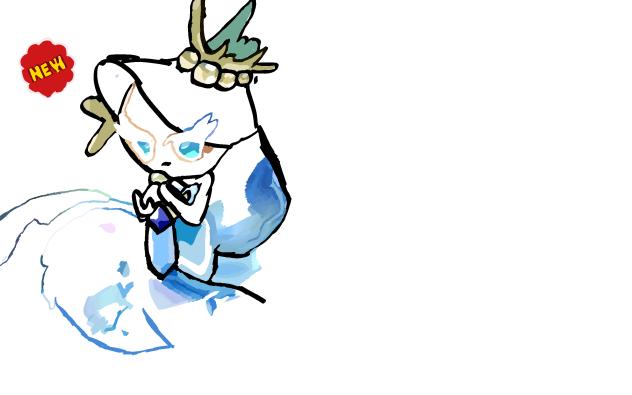 sea fairy cookie art wip