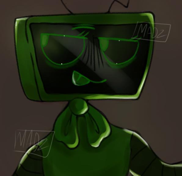 Green remote control in my style(wee) - ibisPaint