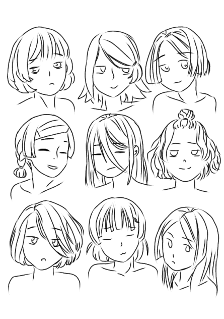 ヘア    hair   волосы