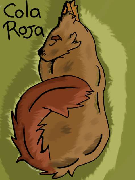 Cola roja.... Redtail - ibisPaint