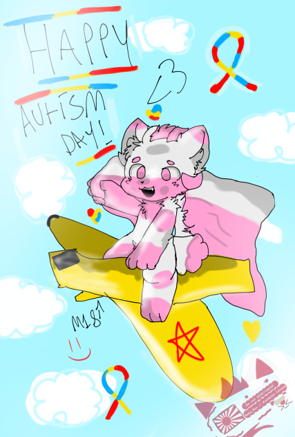 •𝓱𝓪𝓹𝓹𝔂 𝓪𝓾𝓽𝓲𝓼𝓶 𝓭𝓪𝔂!!• (𝓴𝓲𝓷𝓭𝓪 𝓵𝓪𝓽𝓮)