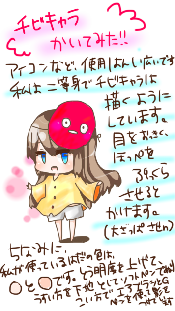 萌えキャラ(デフォルメ)描き方