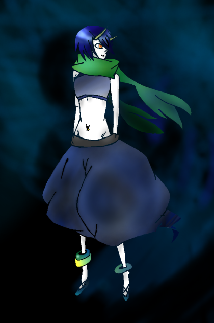 青