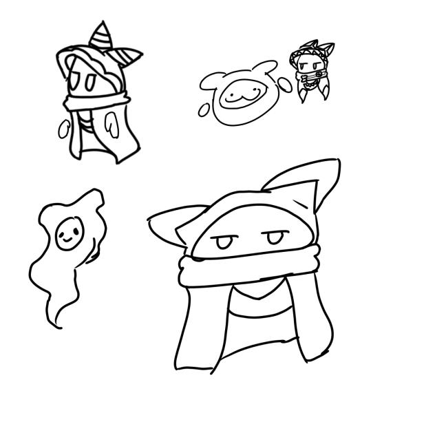 Random sketches becos why not