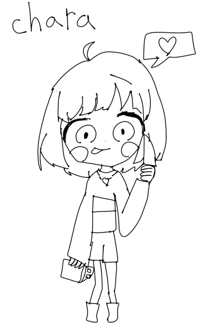 Chara落描き☆