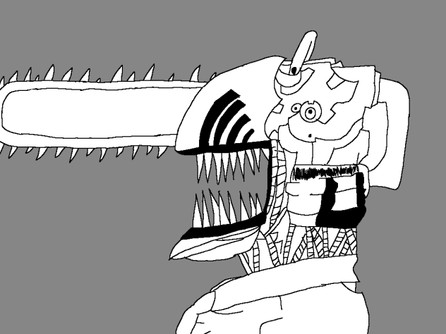 Chainsaw man no color