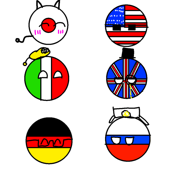 the big three and axis power countries