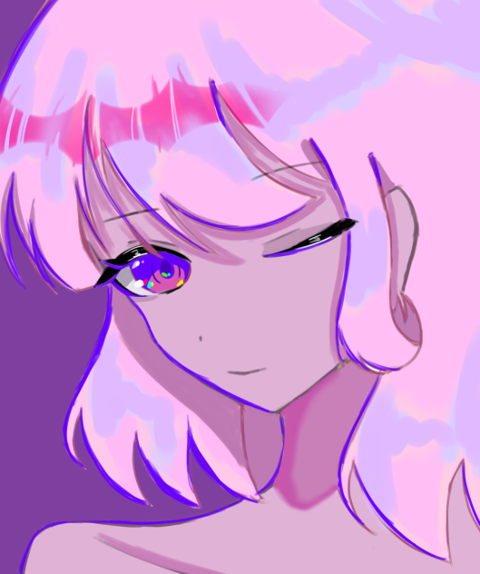 Drawing with one layer heheh