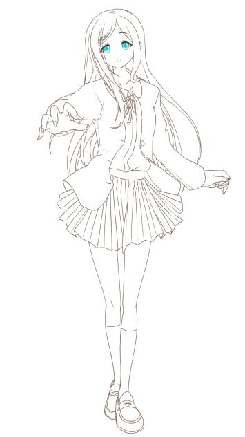 ライラ 線画