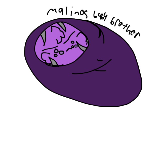 Sketch of mallinos baby brother