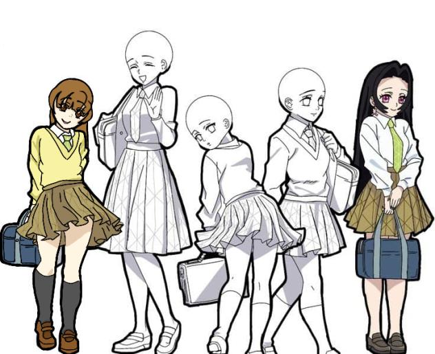 Kimetsu academy collab!