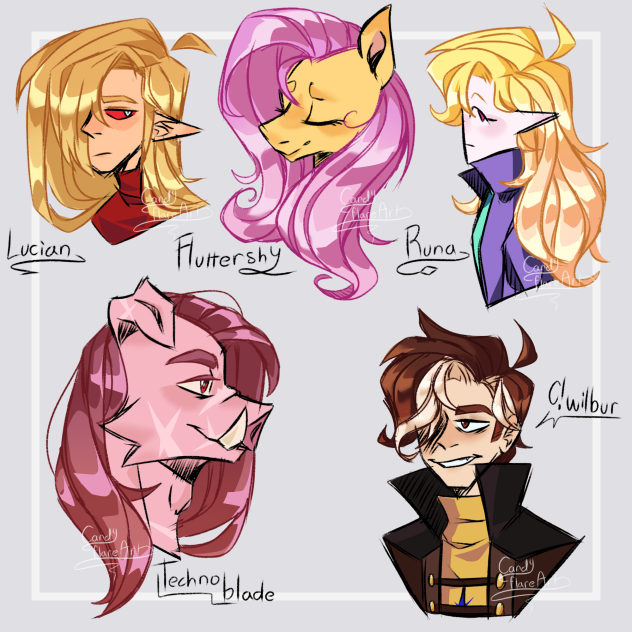 Hair rendering test - ibisPaint
