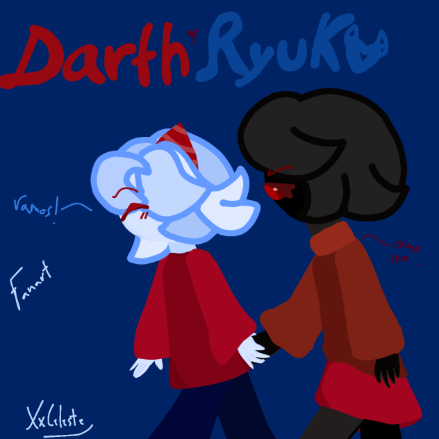Darth y Ryuko Fanart