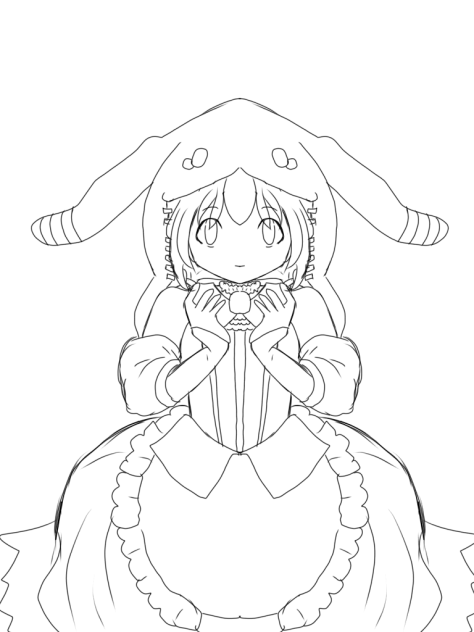 メルスト ティティ線画