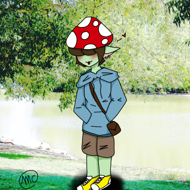 Shroom with hoodie