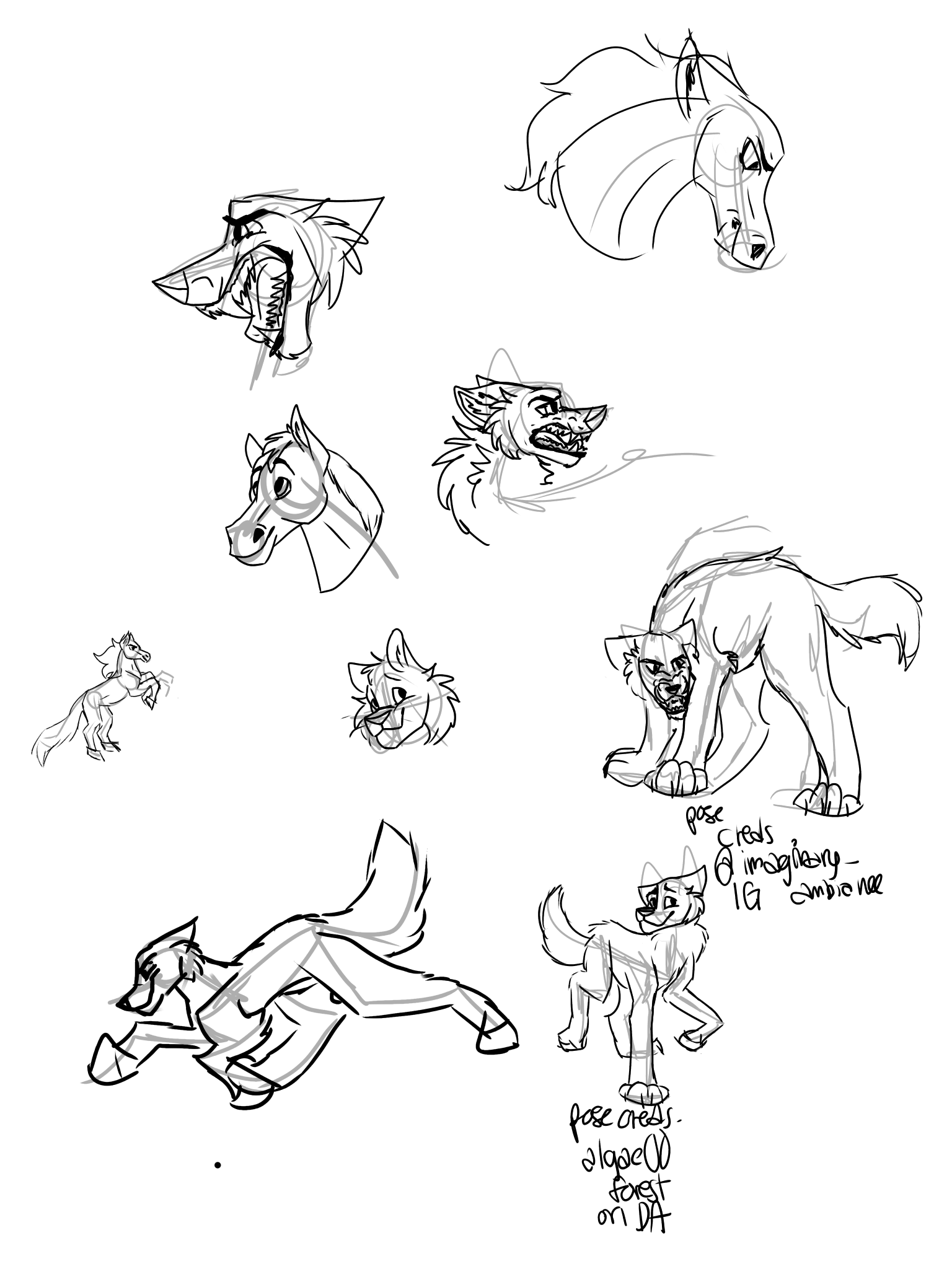 Sketch Dump #1 - ibisPaint