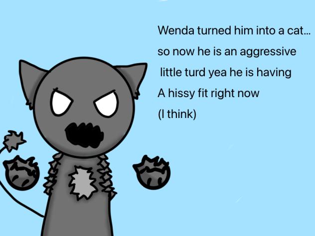 Gray.       Cat infection au