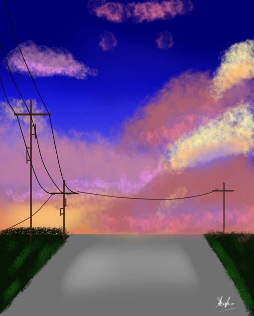 cloud practice - ibisPaint