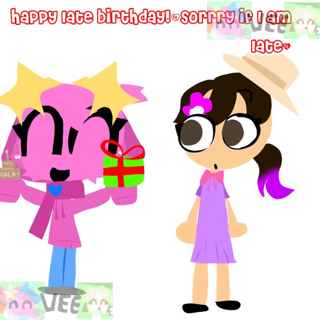Happy late birthday !🎂  🎁 🎉