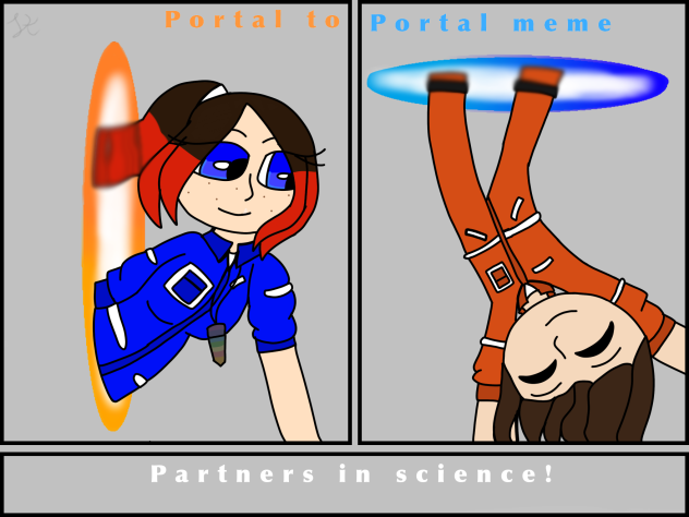 portal to portal meme feat me and charle