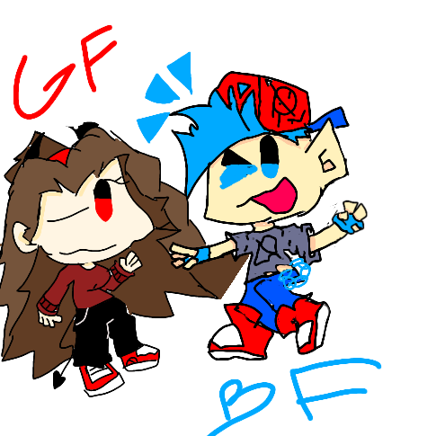 the funky couple ❤💙