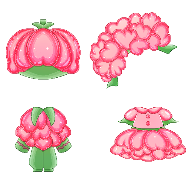flower costume (pixel)