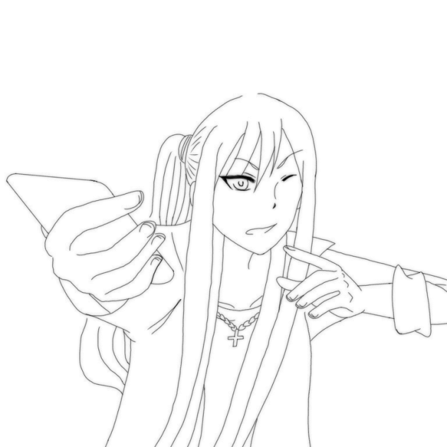 マイキャラ  線画