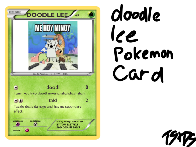 doodle lee Pokémon card