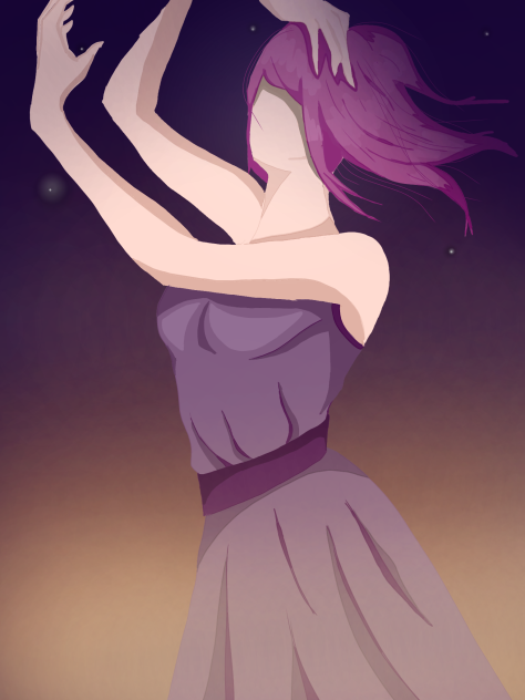 A dancing girl - ibisPaint