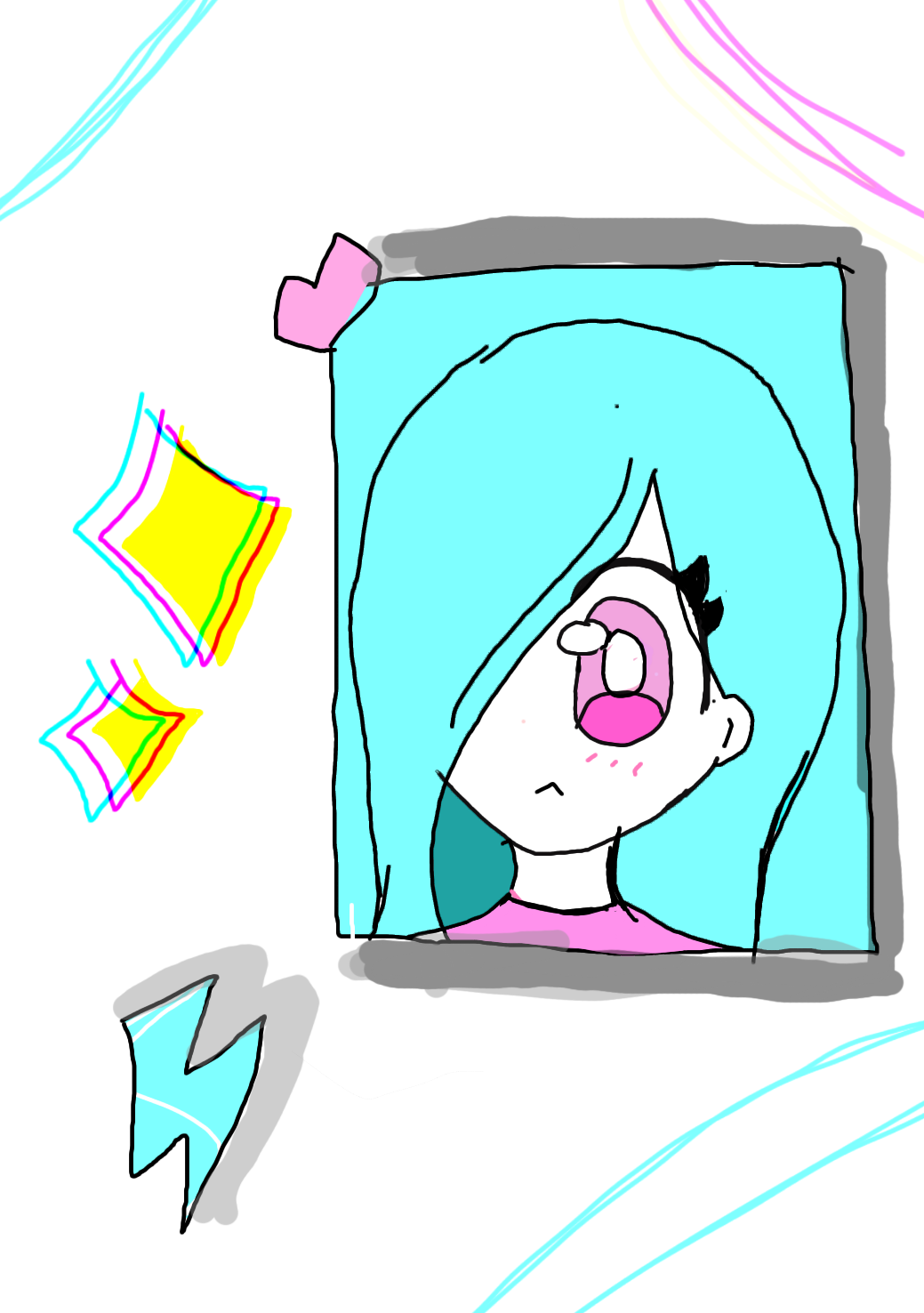 my first drawing in the ibispaint - ibisPaint
