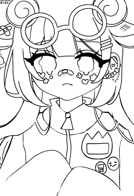 んわ…線画