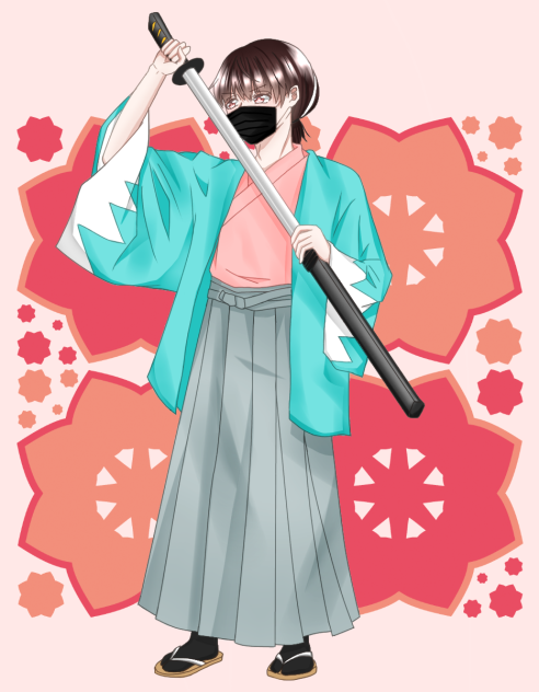 新撰組 となりの坂田