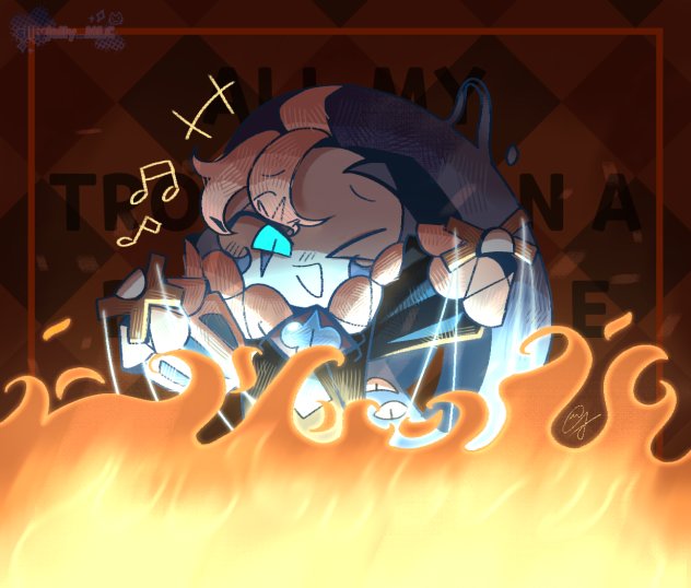 ALL MY TROULBLES ON A BURNING PILE🔥💥