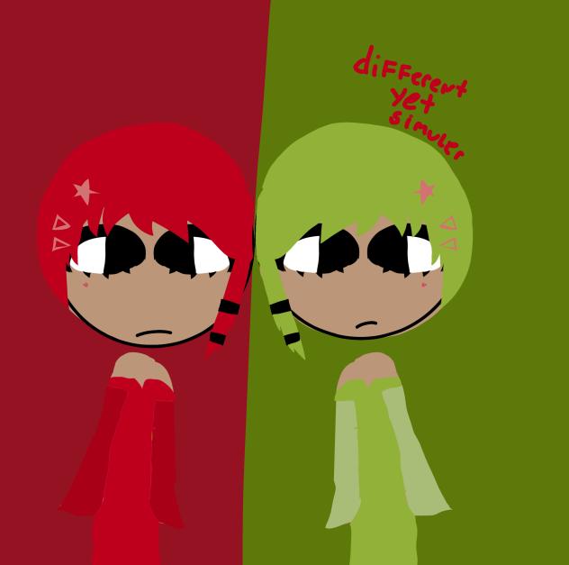 Different yet similar..