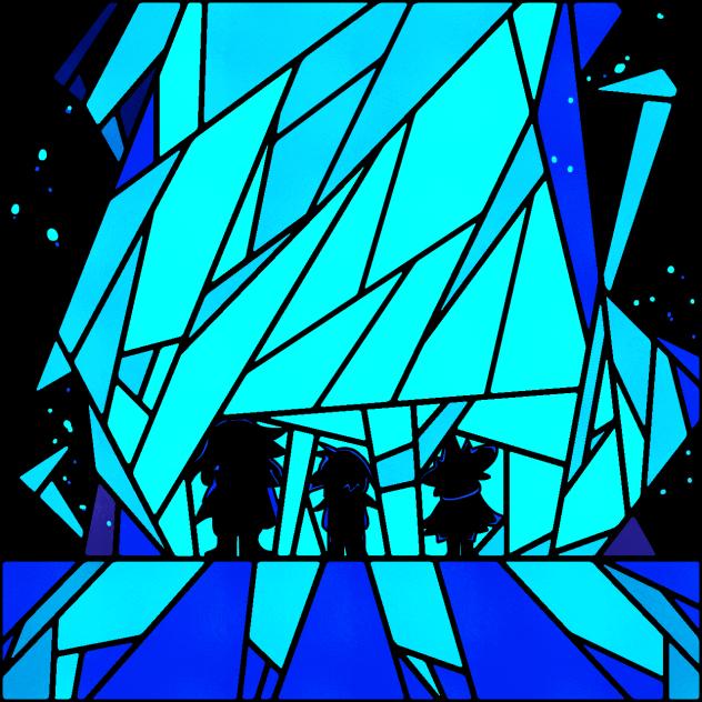 ステンドグラス風デルタルーン