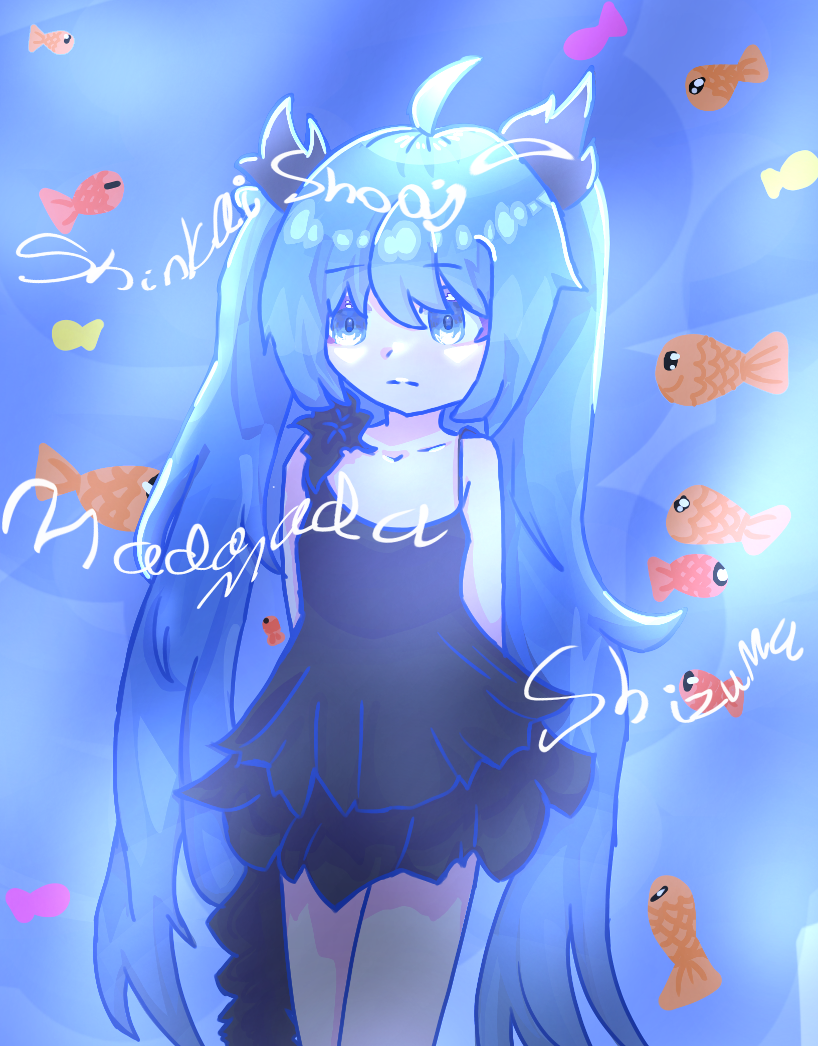 Deep sea girl redraw - ibisPaint