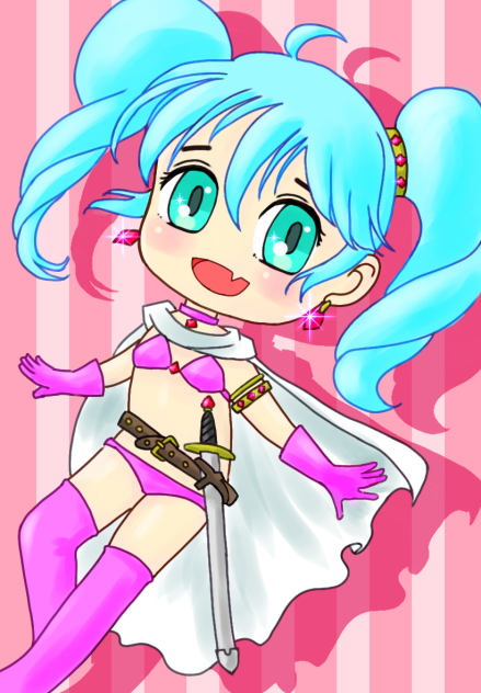 女の子剣士ちゃん