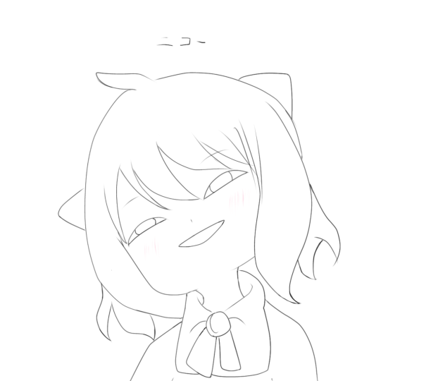 アーニャの線画