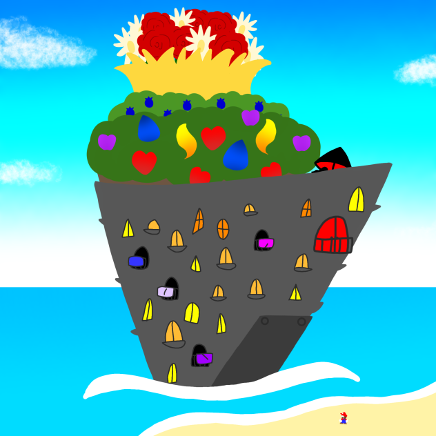 Shy Queen's castle-ship