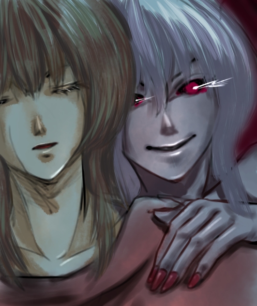 落書き 暑い夜のお供