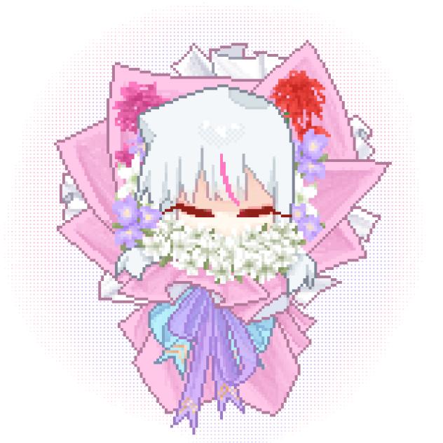 a pretty bouquet of flowers