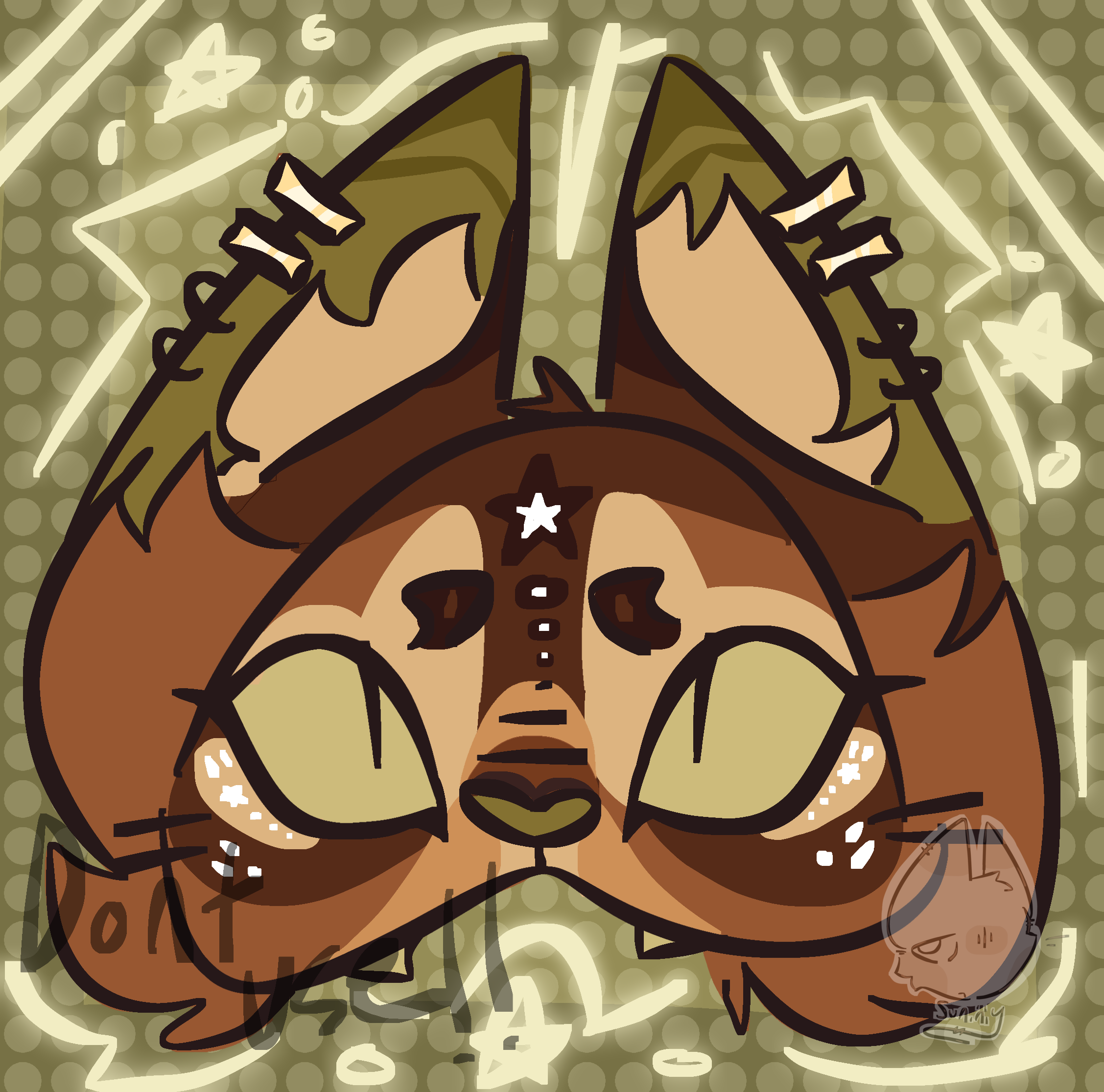 mask design for @CalypsoTheCat - ibisPaint
