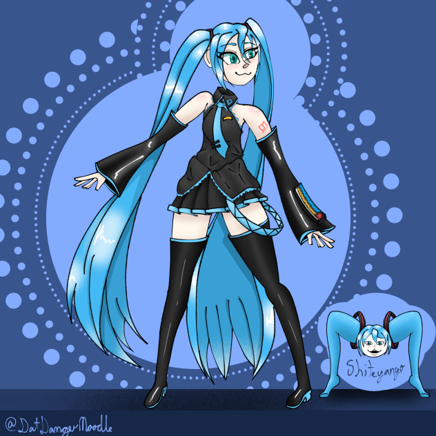 Hatsune miku and friend