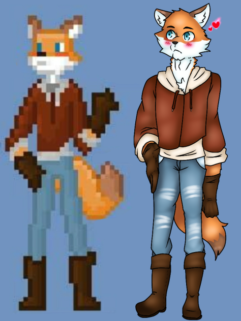 furry pixel 2 (fox)