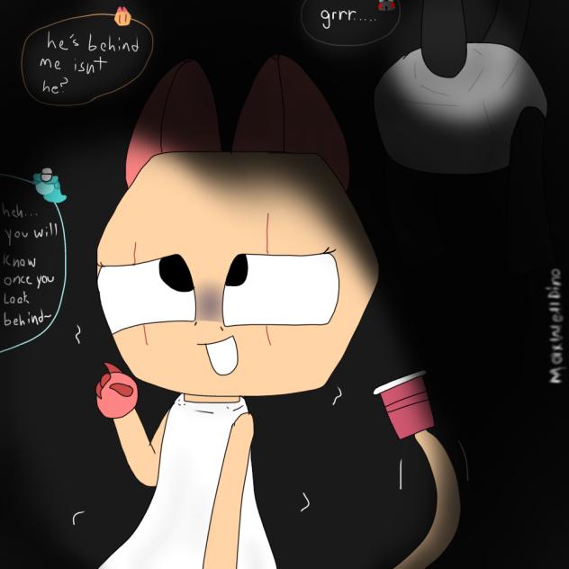 He’s behind me isnt he