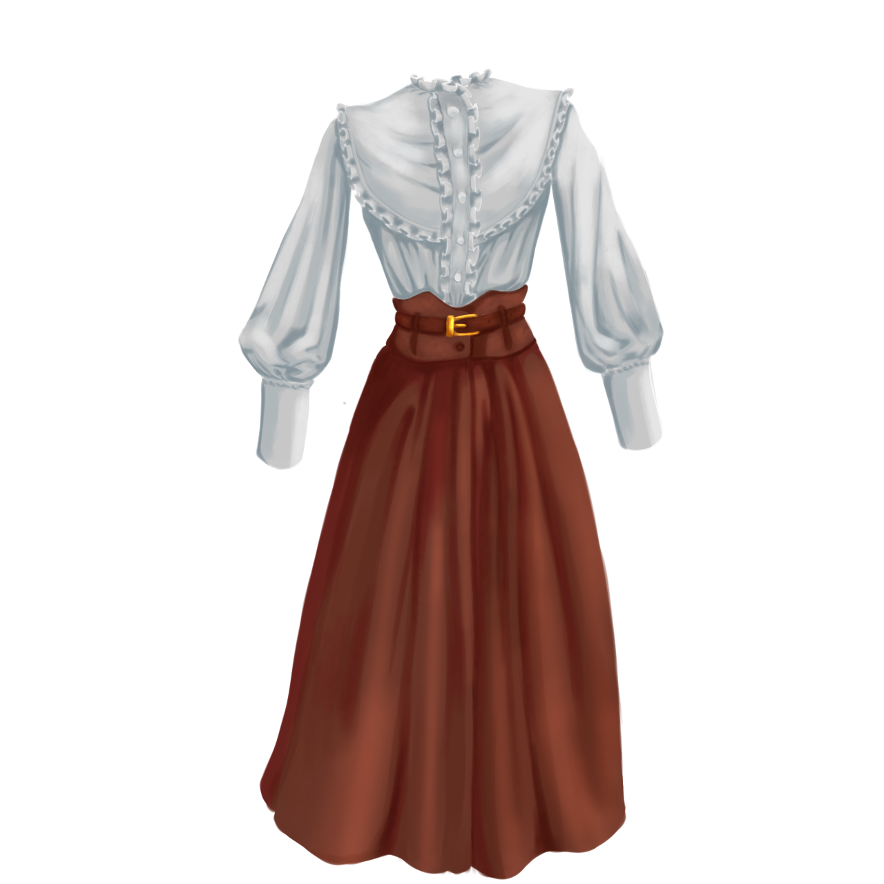 vintage dress - ibisPaint