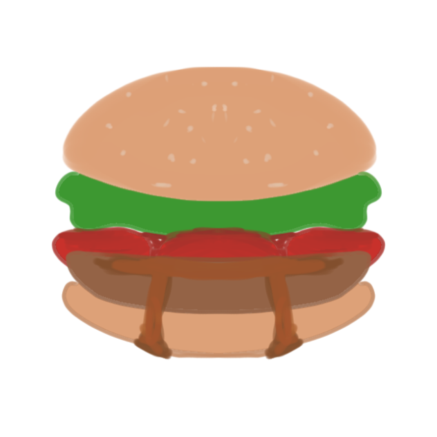 chez burger - ibisPaint